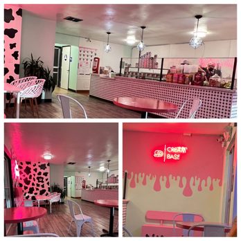 Cream Base - the interior of a diner - Creperies Near Me - Tulare, California