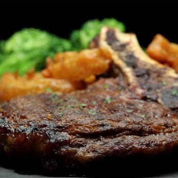 Diamond Grille - My USDA Prime long bone ribeye from here the last time they "let me" order food from them. - American Near Me - Akron, Ohio