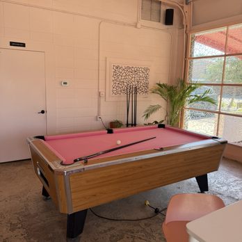 The Flamingo - pink pool table - Coffee Roasteries Near Me - St. Augustine, Florida The Flamingo - pink pool table - Coffee Roasteries Near Me - St. Augustine, Florida