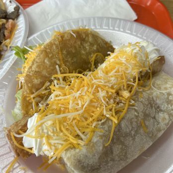 El Ranchito Taco Shop - Special- Hard shell taco, flauta, and Junior bean and cheese burrito - Mexican Near Me - Hemet, California