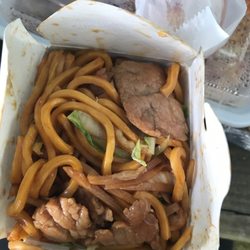 Beef lo mein