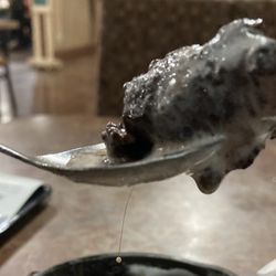 Jefferson's Roadhouse - The last bite of dessert.