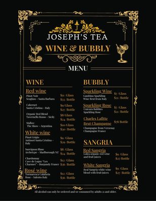 Menu photo 3 Joseph's Tea Room Clearwater, FL