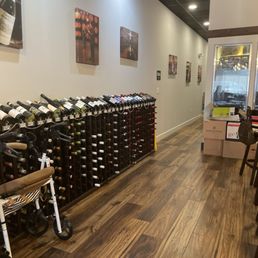 Wine racks.