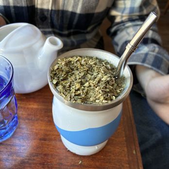 Buenos Aires Café - Este - Argentinian tea - it had a medicinal quality too it, my friend didn't love it but he drank most of it nonetheless - Argentine Near Me - Austin, Texas Buenos Aires Café - Este - Argentinian tea - it had a medicinal quality too it, my friend didn't love it but he drank most of it nonetheless - Argentine Near Me - Austin, Texas