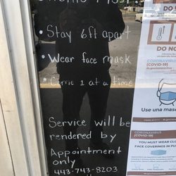 Off the Top Barber - Storefront Phone contact CCP Coronavirus rules