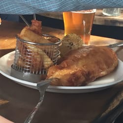 Crown & Anchor - Fish and chips - arm not included!