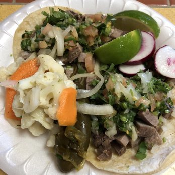 Taco Jalisco - Tacos de lengua. - Mexican Near Me - Alexandria, Virginia