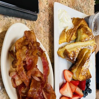 Adelphia Restaurant & Events - Stuffed French toast w/ side of bacon - New American Near Me - Deptford, New Jersey Adelphia Restaurant & Events - Stuffed French toast w/ side of bacon - New American Near Me - Deptford, New Jersey