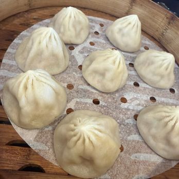 Dough Zone Dumpling House - San Jose - Pork & Crab Meat Xiao Long Bao (8) 蟹肉小笼包 - Noodles Near Me - San Jose, California Dough Zone Dumpling House - San Jose - Pork & Crab Meat Xiao Long Bao (8) 蟹肉小笼包 - Noodles Near Me - San Jose, California