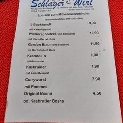Schlager Wirt