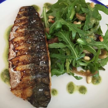 Outlaw's Fish Kitchen - Special of the day - grilled mackerel with a salad - my favourite dish! - Seafood Near Me - Port Isaac, CON Outlaw's Fish Kitchen - Special of the day - grilled mackerel with a salad - my favourite dish! - Seafood Near Me - Port Isaac, CON