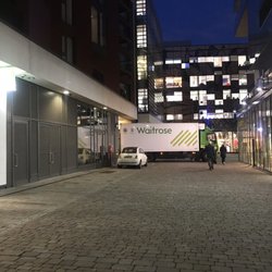 Waitrose & Partners - 12/13/2018:  Waitrose delivery unloading produce.