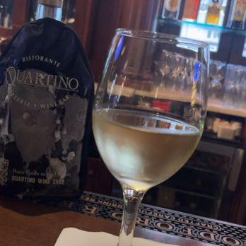 Quartino Ristorante - Soave Anterra Pinot Grigio - Italian Near Me - Chicago, Illinois Quartino Ristorante - Soave Anterra Pinot Grigio - Italian Near Me - Chicago, Illinois