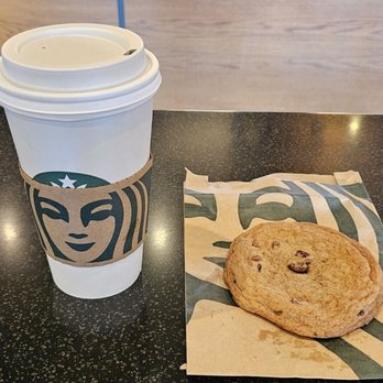 Starbucks - Honey Citrus Mint Tea and Chocolate Chip Cookie - Coffee & Tea Near Me - Hercules, California Starbucks - Honey Citrus Mint Tea and Chocolate Chip Cookie - Coffee & Tea Near Me - Hercules, California