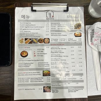 Masito - Menu - Korean Near Me - Anaheim, California Masito - Menu - Korean Near Me - Anaheim, California