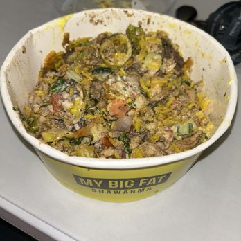 My Big Fat Shawarma - BYO Bowl w/ Chicken, rice, cucumbers, tomatoes, banana peppers, lettuce, onions, - Wraps Near Me - Warren, Michigan My Big Fat Shawarma - BYO Bowl w/ Chicken, rice, cucumbers, tomatoes, banana peppers, lettuce, onions, - Wraps Near Me - Warren, Michigan