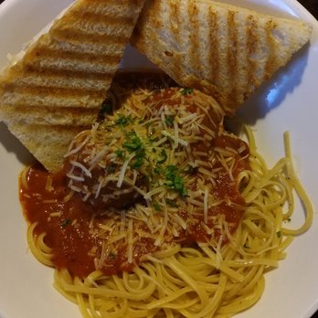 Cafe Tuscano - Pasta with meat sauce and meat balls - Italian Near Me - Pocatello, Idaho Cafe Tuscano - Pasta with meat sauce and meat balls - Italian Near Me - Pocatello, Idaho