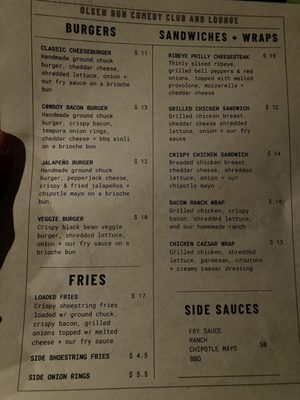 Menu photo 2 Olsen Run Comedy Club & Lounge Eugene, OR Menu photo 2 Olsen Run Comedy Club & Lounge Eugene, OR