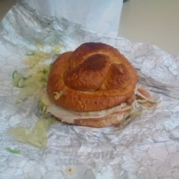 Sheetz - a croissant sandwich wrapped in foil - Gas Stations Near Me - York, Pennsylvania