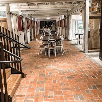 Barn8 - Such a neat interior! We sat off to the right of this main space right next to an open view of the kitchen. - New American Near Me - Goshen, Kentucky