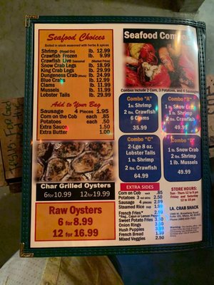 Menu photo 5 LA Crab Shack Mesa, AZ