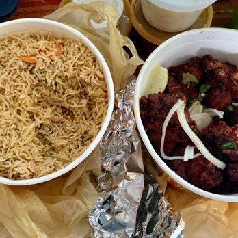 Anjappar Chettinad Restaurant - Bucket biryani - Indian Near Me - North Brunswick, New Jersey