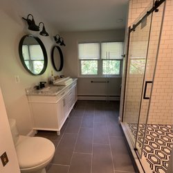Mark Lesser General Contractor - Master bath with upstairs laundry