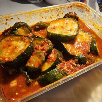 Sister Jipbob - Delish pickled cucumbers - a classic - Korean Near Me - Fullerton, California