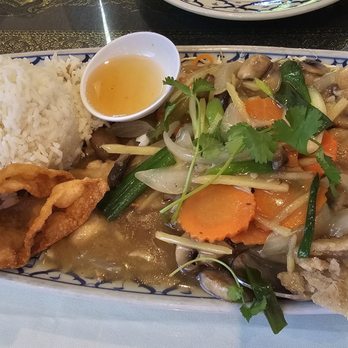 President Thai - Steamed fish with sauteed veggies - Thai Near Me - Pasadena, California