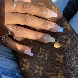 Rainbow nails done by LiLy Regal Nails, Pine Island Rd. Rainbow nails done by LiLy Regal Nails, Pine Island Rd.