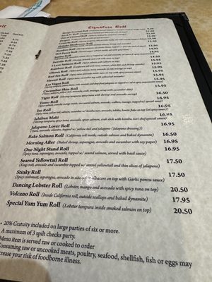 Menu photo 5 Okawa Steak House & Sushi Santee, CA Menu photo 5 Okawa Steak House & Sushi Santee, CA