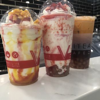 Vanitea Café - Strawberry Mango yogurt, strawberry yogurt with boba and Thai tea with boba - Coffee & Tea Near Me - Chula Vista, California Vanitea Café - Strawberry Mango yogurt, strawberry yogurt with boba and Thai tea with boba - Coffee & Tea Near Me - Chula Vista, California