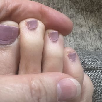 Lulu Nails - Top coat not even fully over the polish. - Nail Salons Near Me - San Diego, California Lulu Nails - Top coat not even fully over the polish. - Nail Salons Near Me - San Diego, California