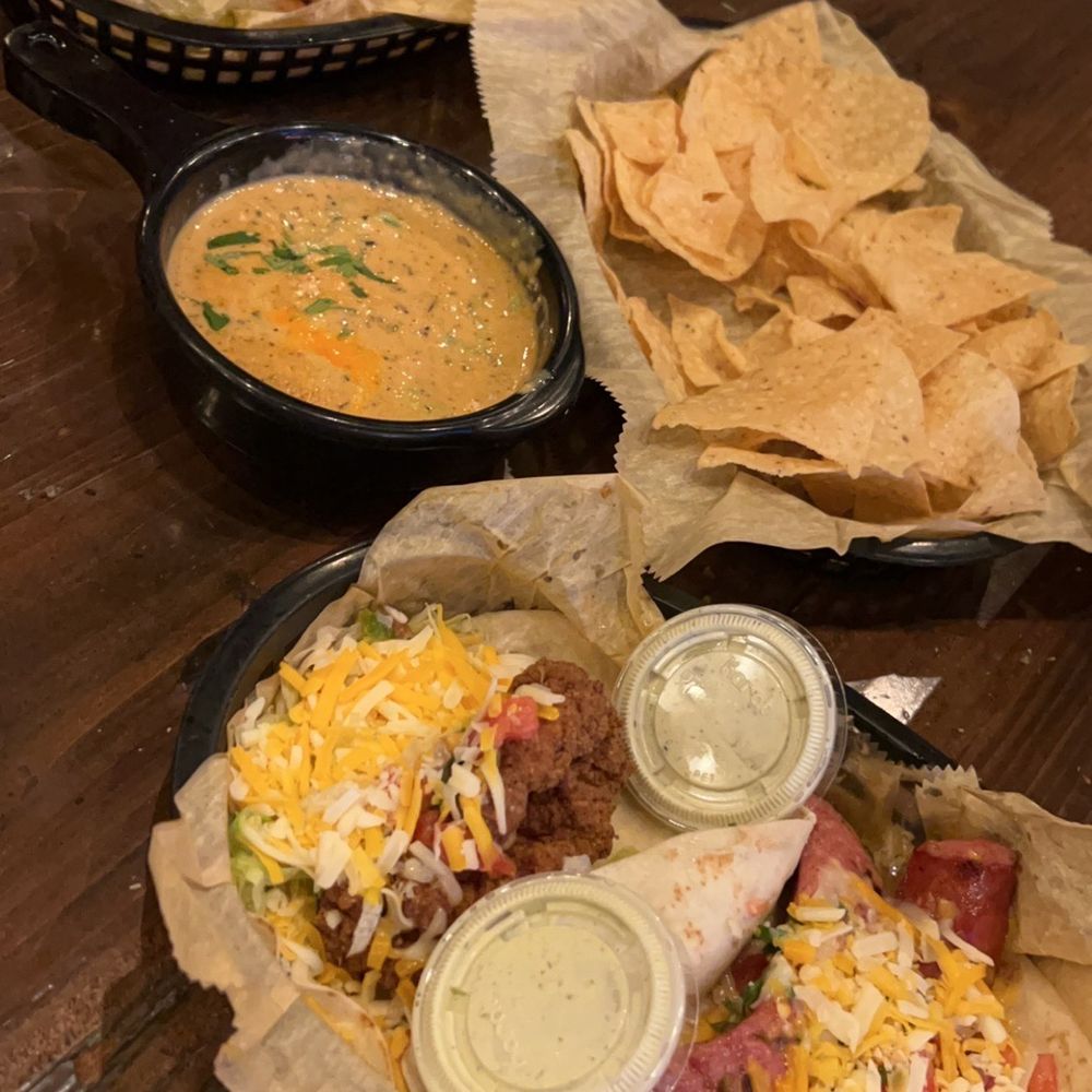 Torchy's Tacos - Queso, trailer park taco (SO GOOD) and republican taco. - Tex-Mex Near Me - Fishers, Indiana Torchy's Tacos - Queso, trailer park taco (SO GOOD) and republican taco. - Tex-Mex Near Me - Fishers, Indiana