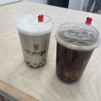 T.ology - Our drinks. Classic Milk Tea and The Bomber - Cafes Near Me - Bronx, New York T.ology - Our drinks. Classic Milk Tea and The Bomber - Cafes Near Me - Bronx, New York