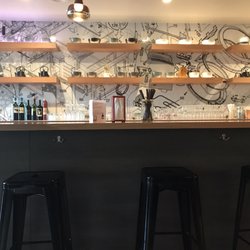 Xinji Noodle Bar - The bar which looks to seat 9