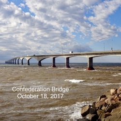Confederation Bridge-Marketing - Confederation Bridge, from Port Borden, P.E.I.