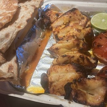 Aala Yazdi - chicken kebob with sangak bread - Grocery Near Me - Concord, California Aala Yazdi - chicken kebob with sangak bread - Grocery Near Me - Concord, California