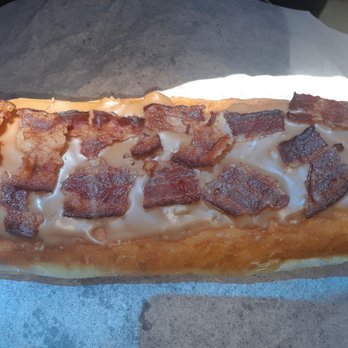 The Donut Hole - Maple Bacon donut bar was okay. - Donuts Near Me - La Puente, California The Donut Hole - Maple Bacon donut bar was okay. - Donuts Near Me - La Puente, California