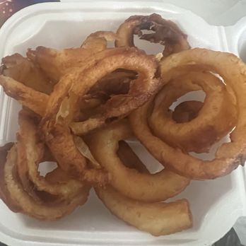 The Burger Factory - Onion rings. - Hot Dogs Near Me - San Antonio, Texas The Burger Factory - Onion rings. - Hot Dogs Near Me - San Antonio, Texas