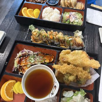 Kansai Hayward - Salmon and chicken teriyaki bento box - Sushi Bars Near Me - Hayward, California Kansai Hayward - Salmon and chicken teriyaki bento box - Sushi Bars Near Me - Hayward, California