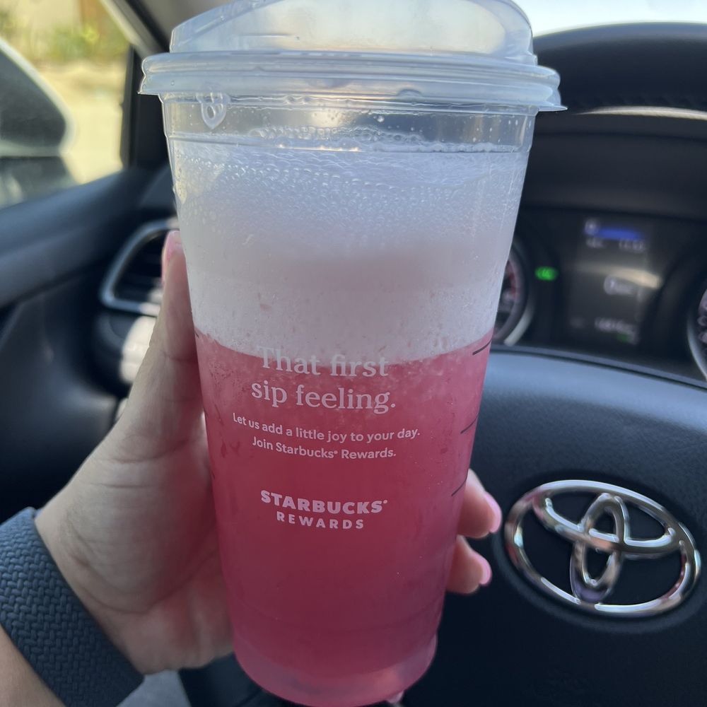 Starbucks - Sad day. 1/2 full - Coffee & Tea Near Me - Twentynine Palms, California