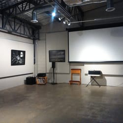 El Cuarto de Luz - Área de proyección de cineclub.