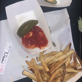 Chester's Hamburgers - The fries and the jalapeño with pimento cheese were so good - Burgers Near Me - San Antonio, Texas