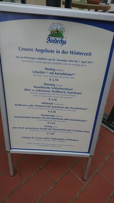 Menu photo 3 Andechser Bräustüberl Andechs, BY Menu photo 3 Andechser Bräustüberl Andechs, BY