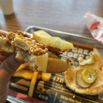Fatburger & Buffalo's Express - Hot honey Chicken Sandwich - Burgers Near Me - Corona, California