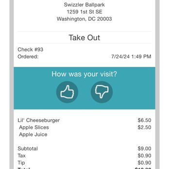 Swizzler Crispy Chicken + Smash Burgers - Receipt - Burgers Near Me - Washington, DC, District of Columbia Swizzler Crispy Chicken + Smash Burgers - Receipt - Burgers Near Me - Washington, DC, District of Columbia