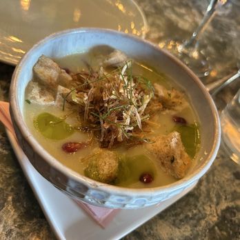 Bar Sprezzatura - Potato & Leek soup - Italian Near Me - New York, New York