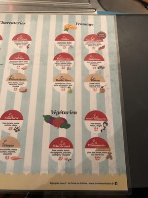 Menu photo 4 La Cerise sur la Pizza Paris, 75 Menu photo 4 La Cerise sur la Pizza Paris, 75